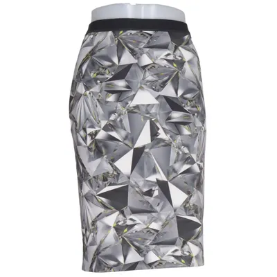 Jupe (Gris, Noir, Blanc) de Marc Cain Élasthane, Polyester