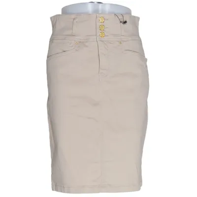 Rok (Beige) van Flash Jeans Katoen, Elastaan