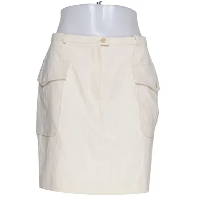 Skirt (Beige) from Turnover Cotton, Elastane