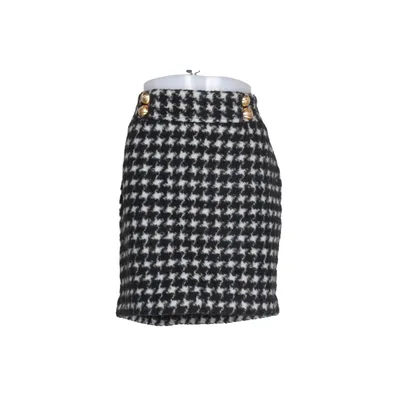 Rok (Zwart, Wit) van Juicy Couture Alpacawol, Mohair, Polyamide, Zijde