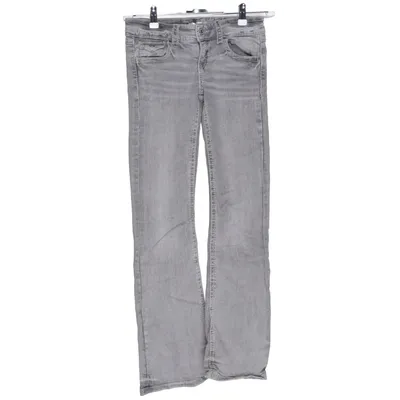 Jeans (Grå) från Gina Tricot Bomull, Elastan