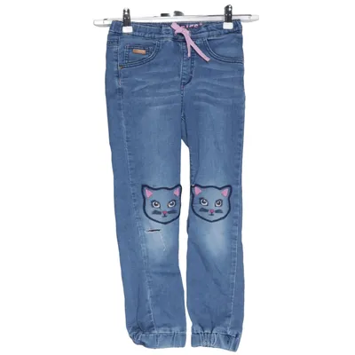 Jeans (Blå) från Lab Industries Bomull, Elastan, Polyester