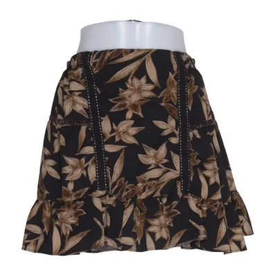 Rok (Zwart, Bruin) van Meisïe Polyester, Viscose