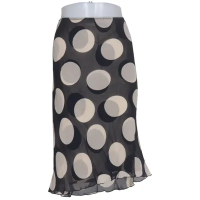 Jupe (Noir, Beige) de Elegance Soie