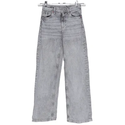 Jeans (Wide Leg) fra H&M Bomuld, Elastan