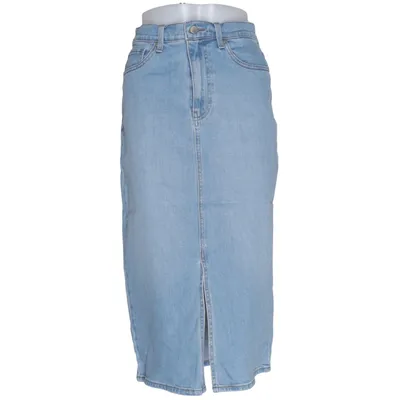 Spijkerrok (Blauw) van Uniqlo Jeans Katoen, Elastaan, Polyester