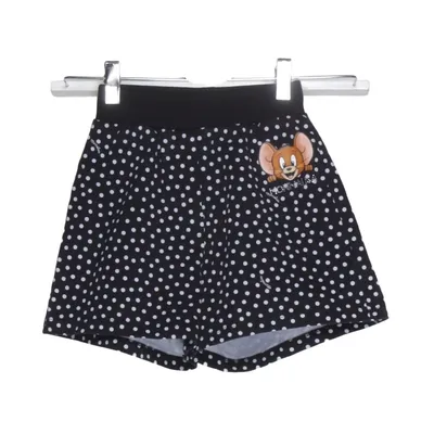 Sweat shorts (Black, White) from Monnalisa Cotton, Elastane