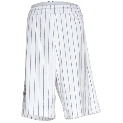 Short de basketball (Blanc, Bleu) de District Fortysix Polyester