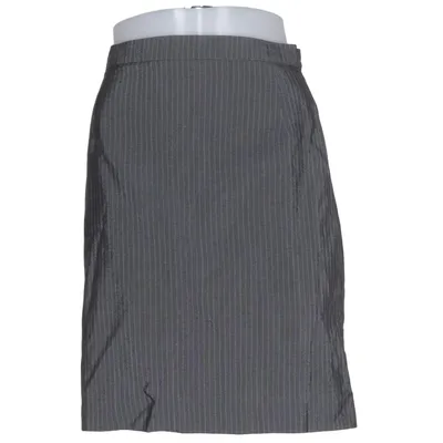 Skirt (Gray) from Prisma Acetate, Cupro, Wool