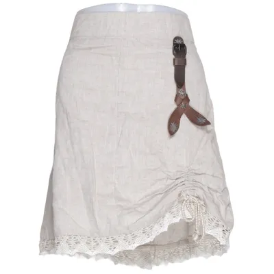Jupe (Beige) de Alpin de Luxe Coton, Lin