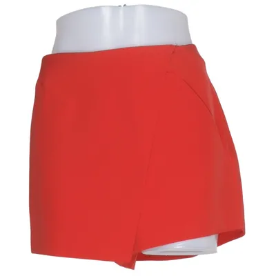 Skort (Rood) van Mangano Katoen, Elastaan