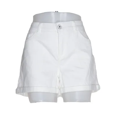 Denim shorts (Wit) van KappAhl Katoen, Elastaan