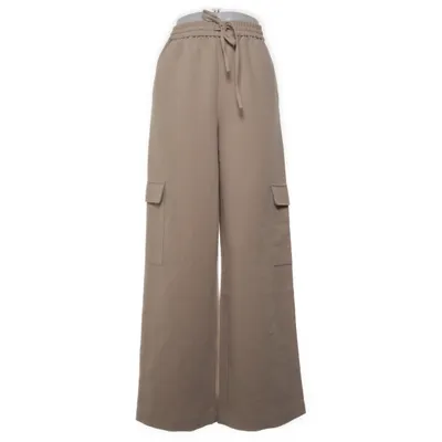 Cargobukser (Beige) fra MSCH Copenhagen Elastan, Polyester, Viscose