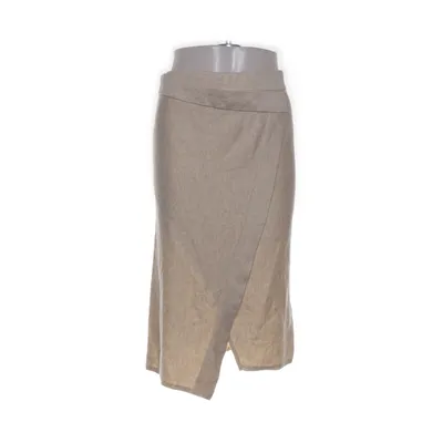 Slå om-nederdel (Beige) fra Lindex Bomuld, Polyamid, Polyester, Viscose, Uld