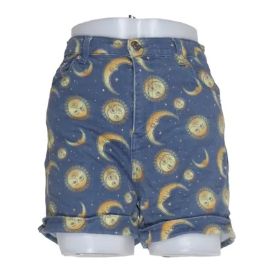 Short en jean (Bleu, Jaune) de Minga London Coton, Élasthane