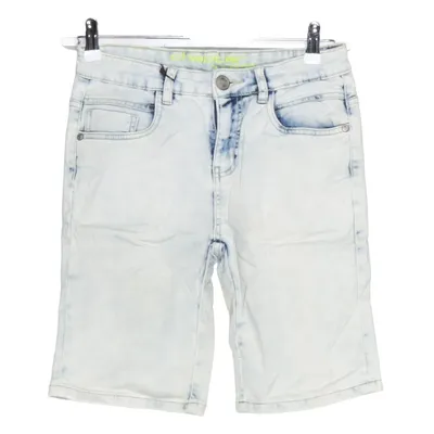 Denim shorts (Blauw) van Chapter Young Katoen, Elastaan