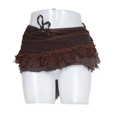 Wrap skirt (Brown) from Guru Shop Cotton