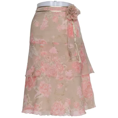 Nederdel (Beige, Pink, Flerfarvet) fra Remain Polyester