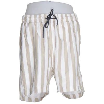 Shorts de bain (Beige, Blanc) de H&M Polyester