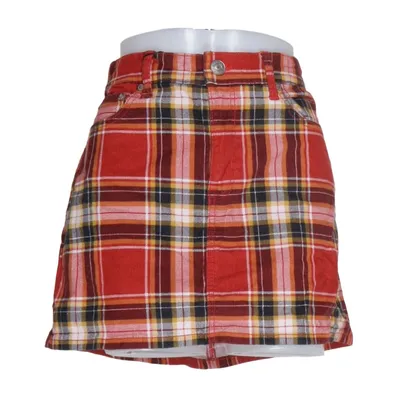 Nederdel (Rød, Gul, Flerfarvet) fra American Eagle Bomuld, Elastan