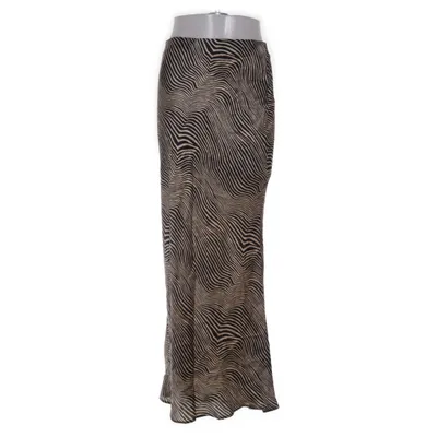 Långkjol (Svart, Beige) från Zara Viskos
