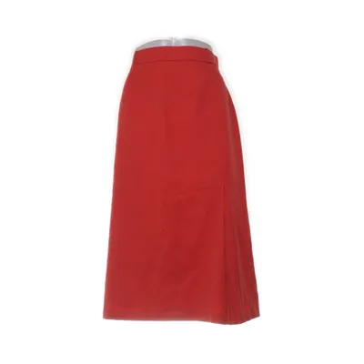 Skirt (Red) from Nino Polyester, Wool
