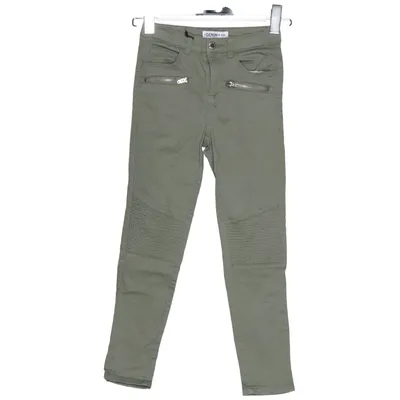 Jean (Vert) de Denim by Skill Coton, Élasthane