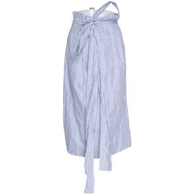 Skirt (Blue, White) from J.Crew Cotton