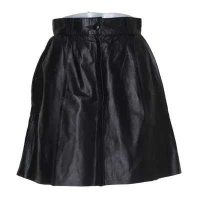 Leren rok (Zwart) van Lipstick
