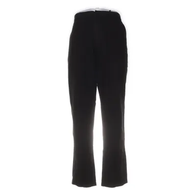 Pantalon de costume (Noir) de Uniqlo Coton, Élasthane, Lin, Polyester