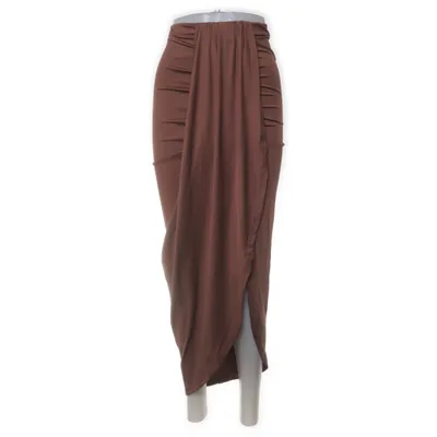 Maxi rok (Bruin) van Zaful Katoen, Polyester