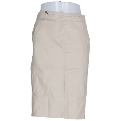 Broek (Beige) van Marks & Spencer Autograph Katoen, Elastaan, Polyester