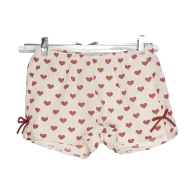 Pyjamasshorts (Beige, Rød) fra Konges Sløjd Elastan, Økologisk bomuld