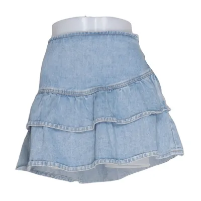 Jeansnederdel (Blå) fra Dotti Bomuld, Polyester, Viscose
