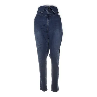 Spijkerbroek (Blauw) van City Chic Katoen, Elastaan, Polyester