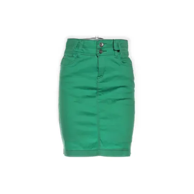 Kjol (Grön) från Reals Jeans Bomull, Elastan