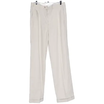 Chinos (Beige) from KappAhl Polyester, Viscose