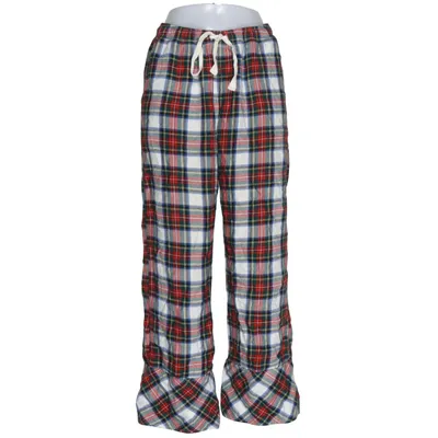 Pyjamahose (Rot, Blau, Weiß) von JW Anderson x Uniqlo Baumwolle