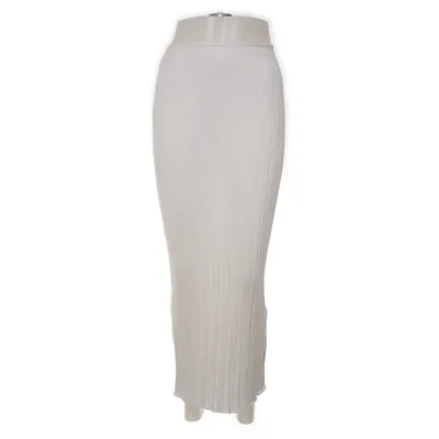 Långkjol (Vit) från Sndys Viskos, Nylon