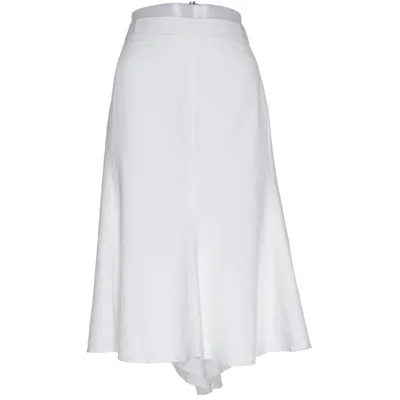 Jupe (Blanc) de Daxon Élasthane, Polyester, Viscose