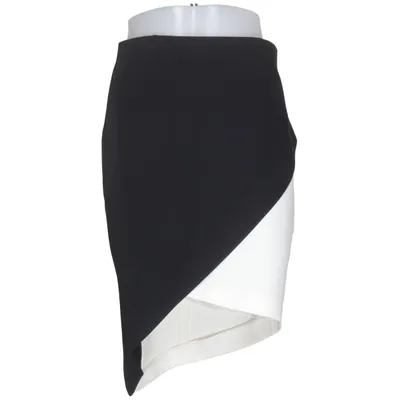 Rok (Zwart, Wit) van Mangano Acetaat, Polyester