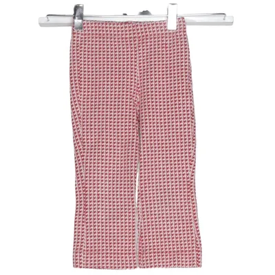 Pants (Red, White) from Monnalisa