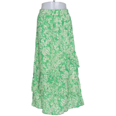 Långkjol (Grön, Vit) från MOLIIN Polyester, Viskos