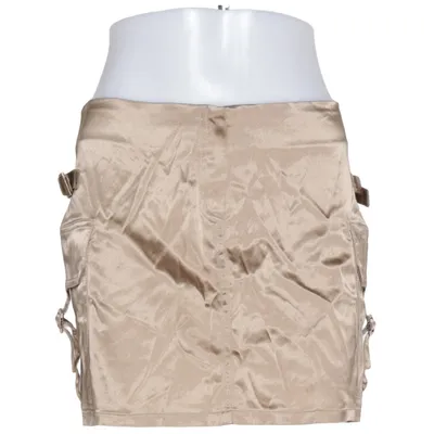 Jupe (Beige) de Maille Demoiselle Acétate, Élasthane, Polyamide