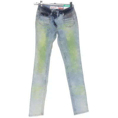 Jeans (Blue, Yellow, Multicolored) from Million X Cotton, Elastane, Polyester