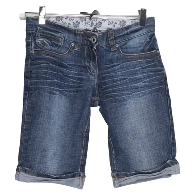 Denim shorts (Blauw) van IDPDT Katoen, Elastaan, Polyester