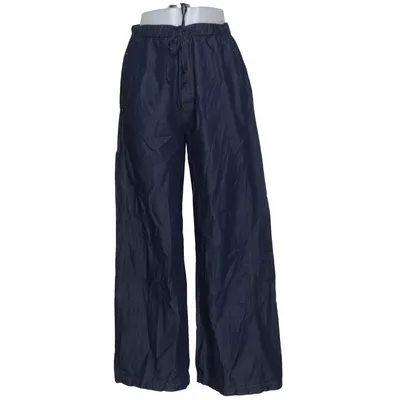 Jeans (Palazzo Jeans * Steinchen hinten auf der Tasche * Gummibund) from Grace Cotton