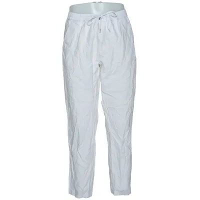 Byxor (Vit) från Lindbergh White Bomull, Linne