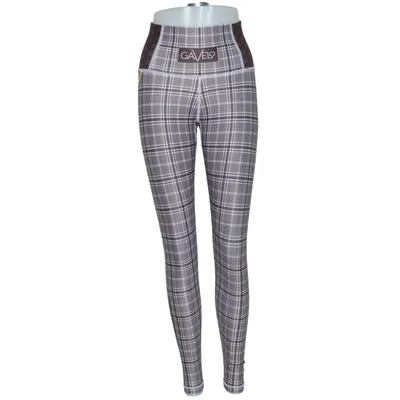 Sports tights (Brown, White) from Gavelo Elastane, Recycled polyester
