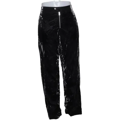 Vinyl broek (Zwart) van Mugler x H&M Cupro, Polyester